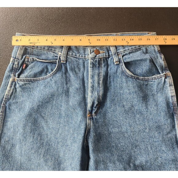 RED KAP Jeans Blue Denim Carpenter Work Pants Retro 100% Cotton 34x30 NEW READ* - Picture 11 of 12